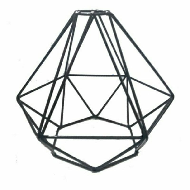 Cúpula Diamante Aramado Preto