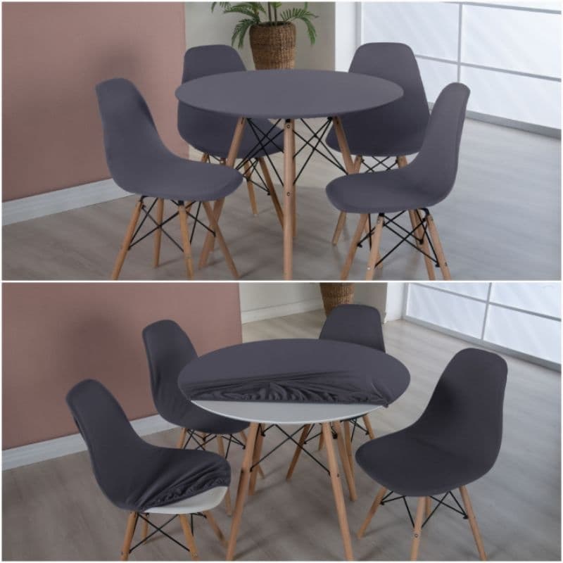 TOALHA CAPA PARA MESA EIFFEL REDONDA 90cm