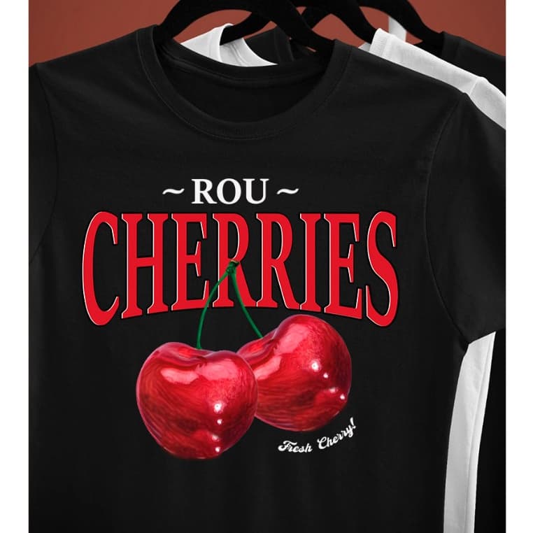 Camiseta Cherry Cereja Algodão Unissex