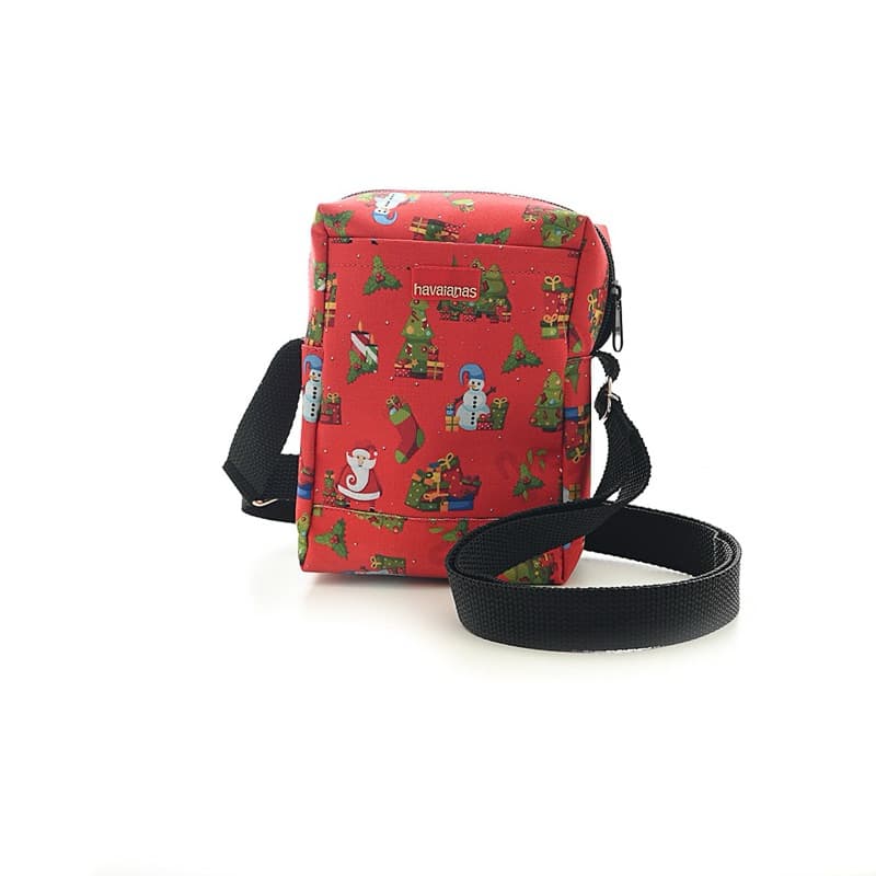 Bolsa Shoulder Bag Transversal Natalina Edição Limitada Natal Papai Noel