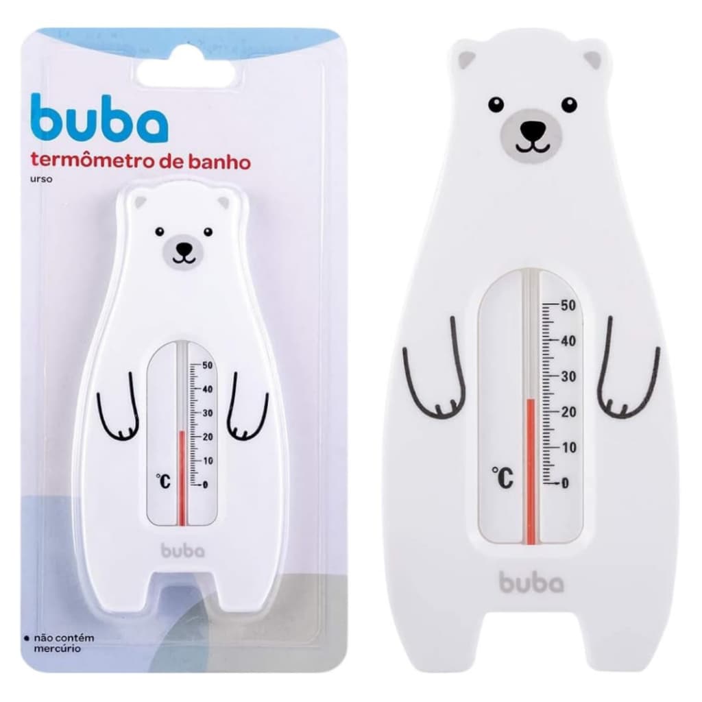Termômetro de Banho Infantil Urso Polar Ursinho Bebê Banheira - Buba
