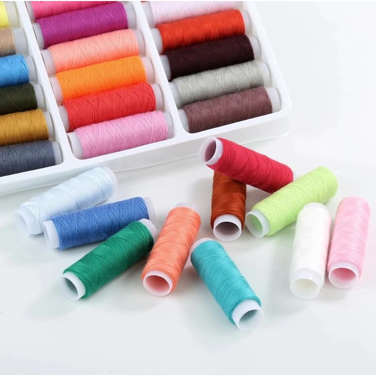 Kit 30 Retrós De Linha Costura 91M Cores Sortidas