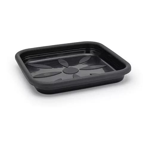 Prato Quadrado Para Vaso Planta Jardinagem Decoração