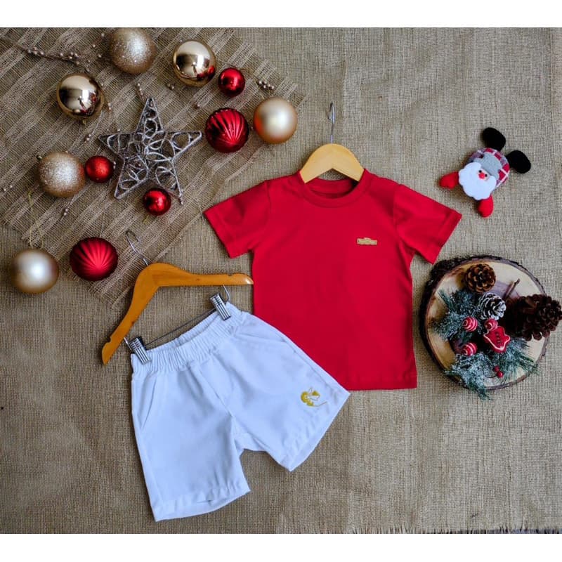 Conjunto Infantil Menino Natal e Ano Novo | Conjunto Masculino Infantil Juvenil Natalino Festas