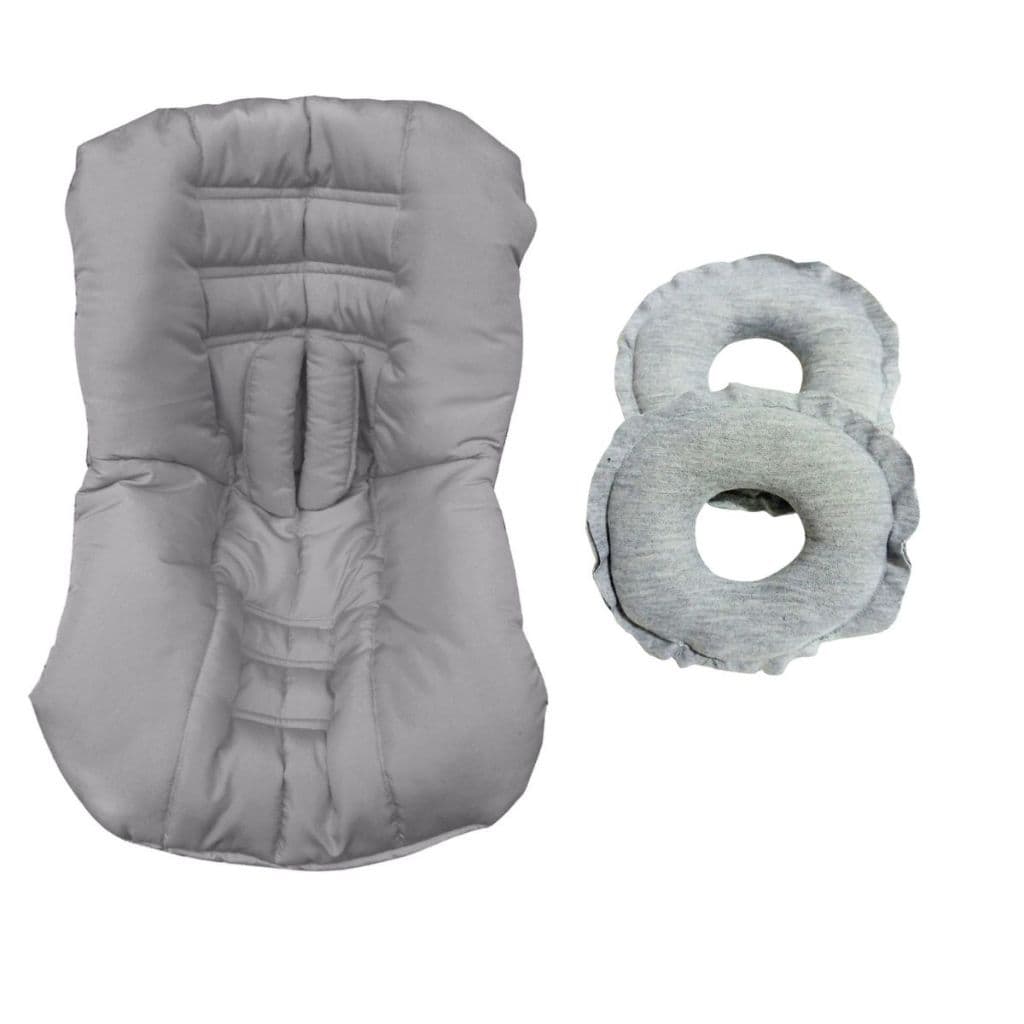 Capa Para Bebê Conforto Universal Macia Até 13Kg + 1 Par de Rosquinha  Protetora P/ Amamentação