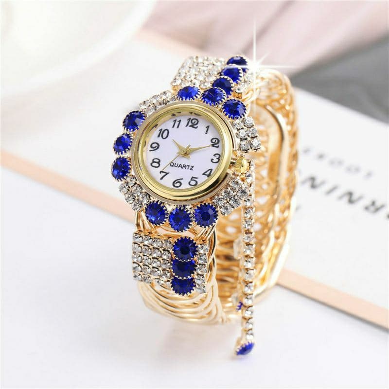Relógio Feminino Strass Brilhante Liga
