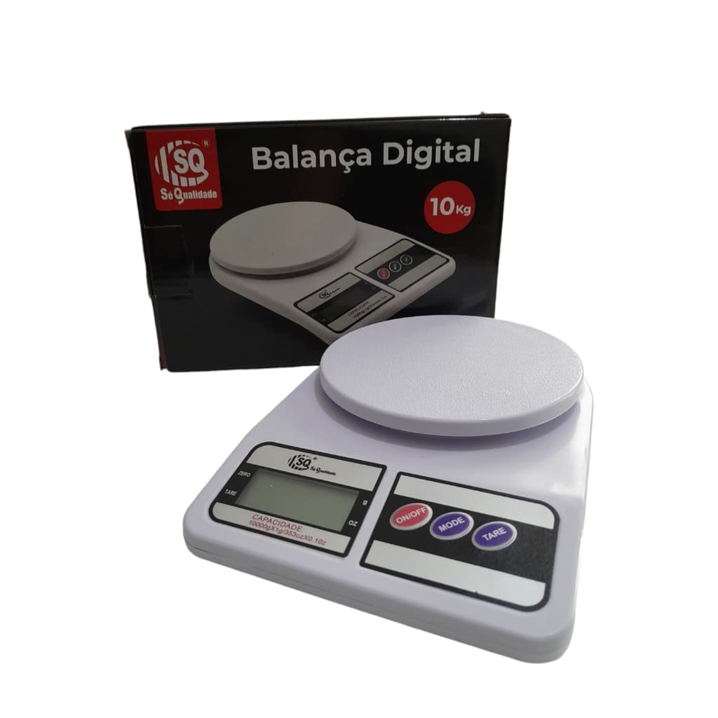 Balança Digital de Cozinha até 10kl