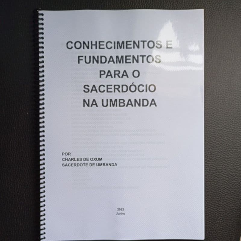 Apostila de Umbanda Sacerdócio Conhecimentos e Fundamentos para o Sacerdócio na Umbanda