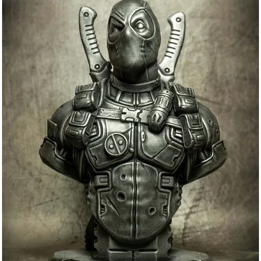 Busto Deadpool, action figure estatueta, decorativo