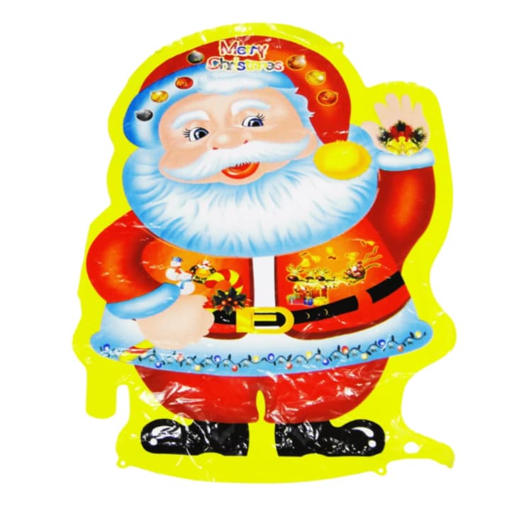 Balão de Natal Papai Noel 46x73CM - 1 Unidade  - Produto Premium - Envio Imediato - Produtos de Natal - Natal 2025.
