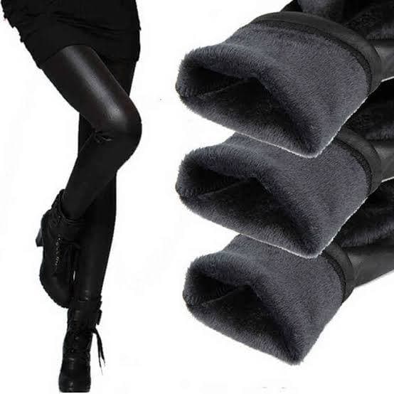Calça Feminina ate tamanho Plus Size Termica Forro Grosso Pelos legging flanelada peluciada meia feminino UPO SARA