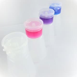 Pote para Acetona com Válvula Econômica – 180ml | Cores Sortidas