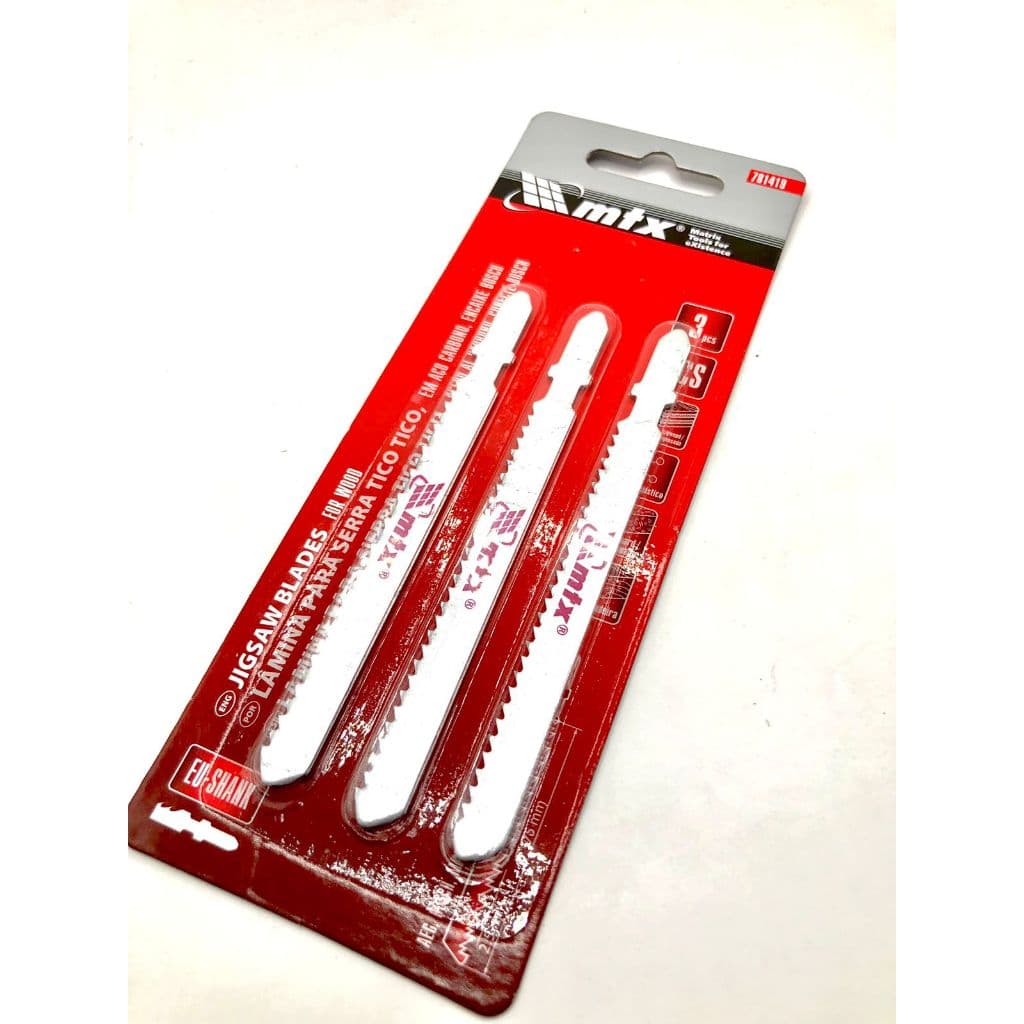 Lâminas para Serra Tico Tico 75x2,5mm em Aço com 3 Peças - MTX-781419