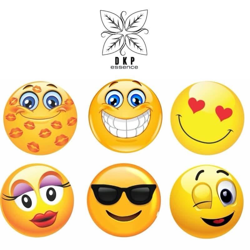 50 Aromatizante cheirinho de carro DKP essence - Emoji