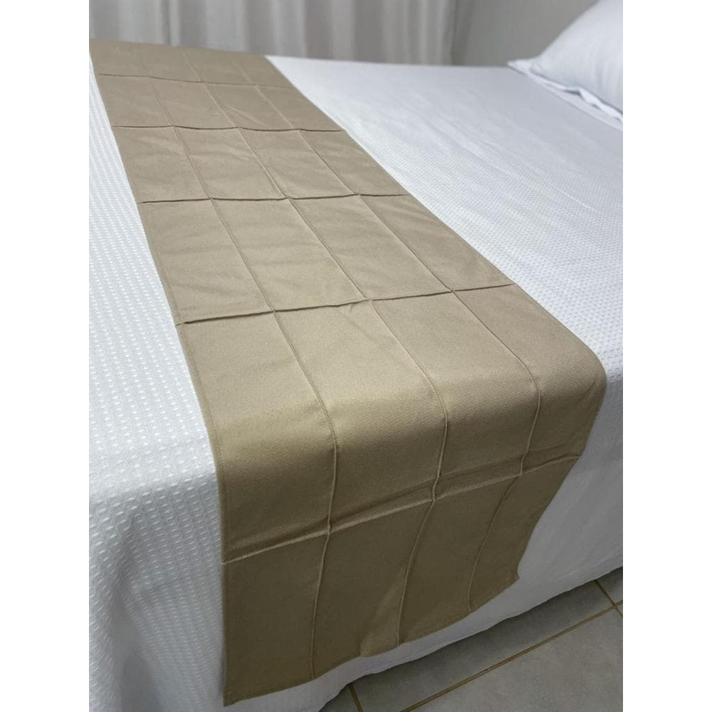 Manta Peseira Drapeada Aveludada Casal 1,85m x 0,45 cm Costura Quadrada Várias Cores