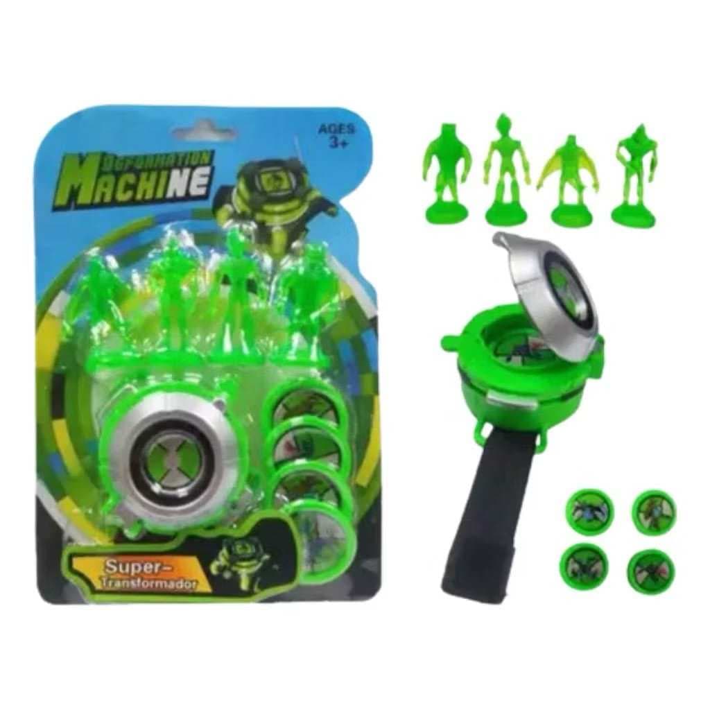 Brinquedos Relógios Ben 10 Ominitrix / Lançador Disco / Luz E Som