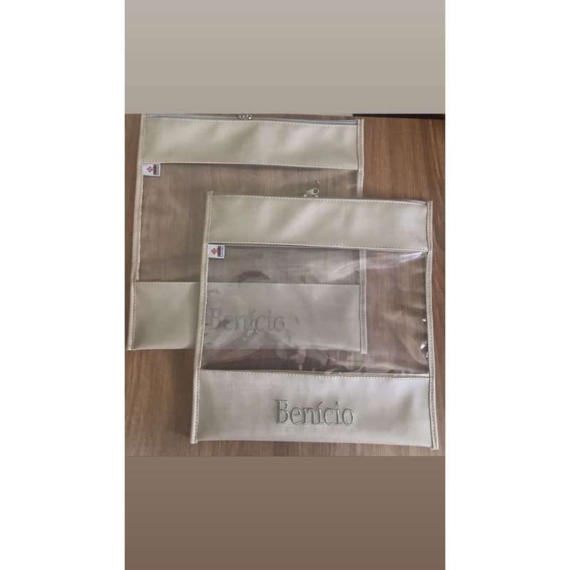 KIT 2 PEÇAS Maternidade/Organizador/Mala/Bebê/Personalizada/bebê/BORDADO