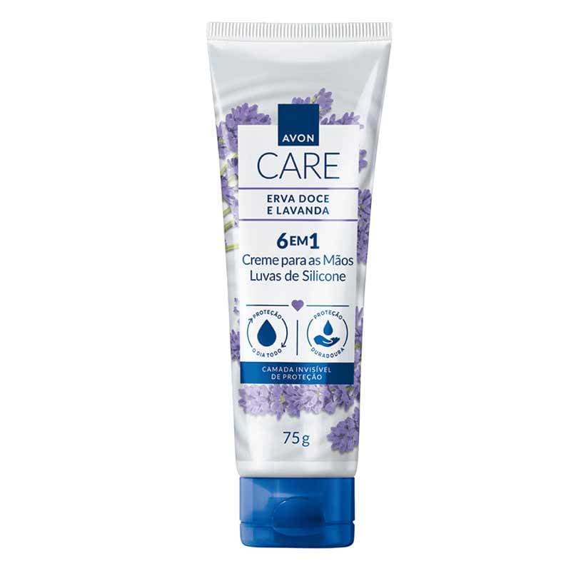 Luvas De Silicone Creme Protetor Para As Maos Erva Doce E Lavanda 75g - Avon