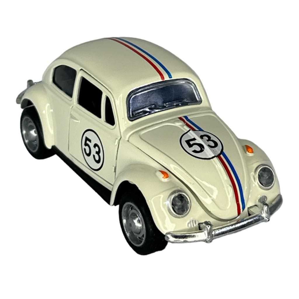 Fusca Herbie 53 em miniatura e fricção "Edição Especial"