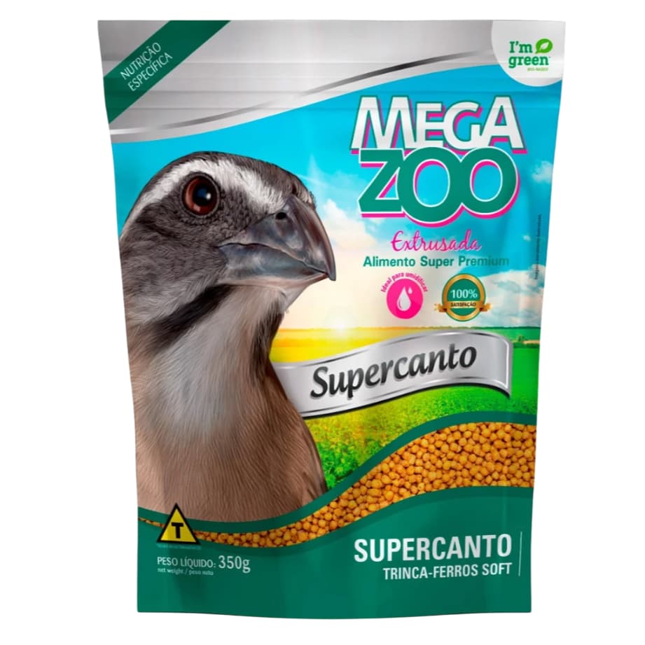 Megazoo Trinca Ferro Supercanto Soft - 350g / Extrusada Super Premiu - Val.03/09/27