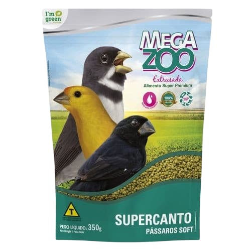 Megazoo Pássaros Supercanto Soft - 350g / Val. 16/07/27