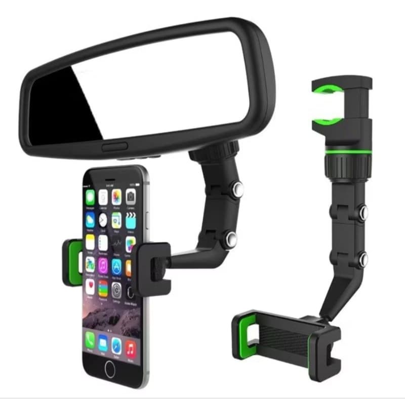 Suporte multifuncional para telefone móvel espelho retrovisor universal celular