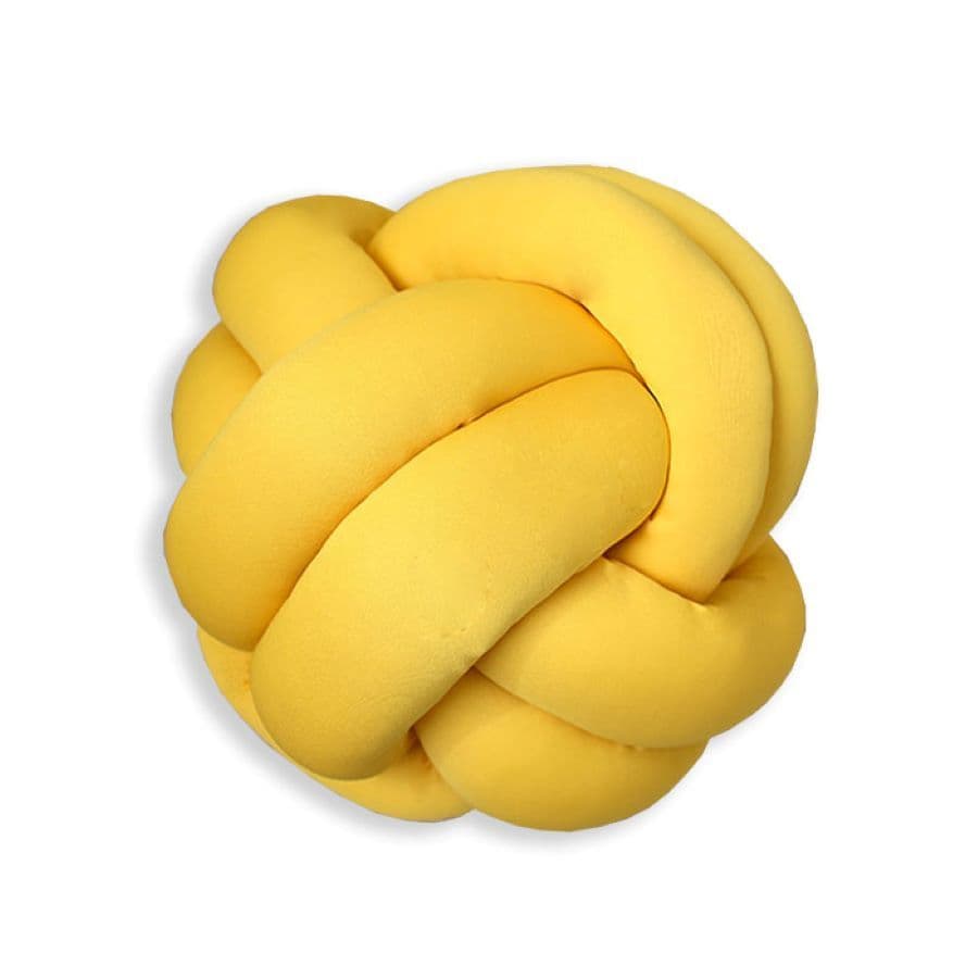 Almofada Decorativa Enfeite Infantil de Nó Escandinavo em Malha Gel