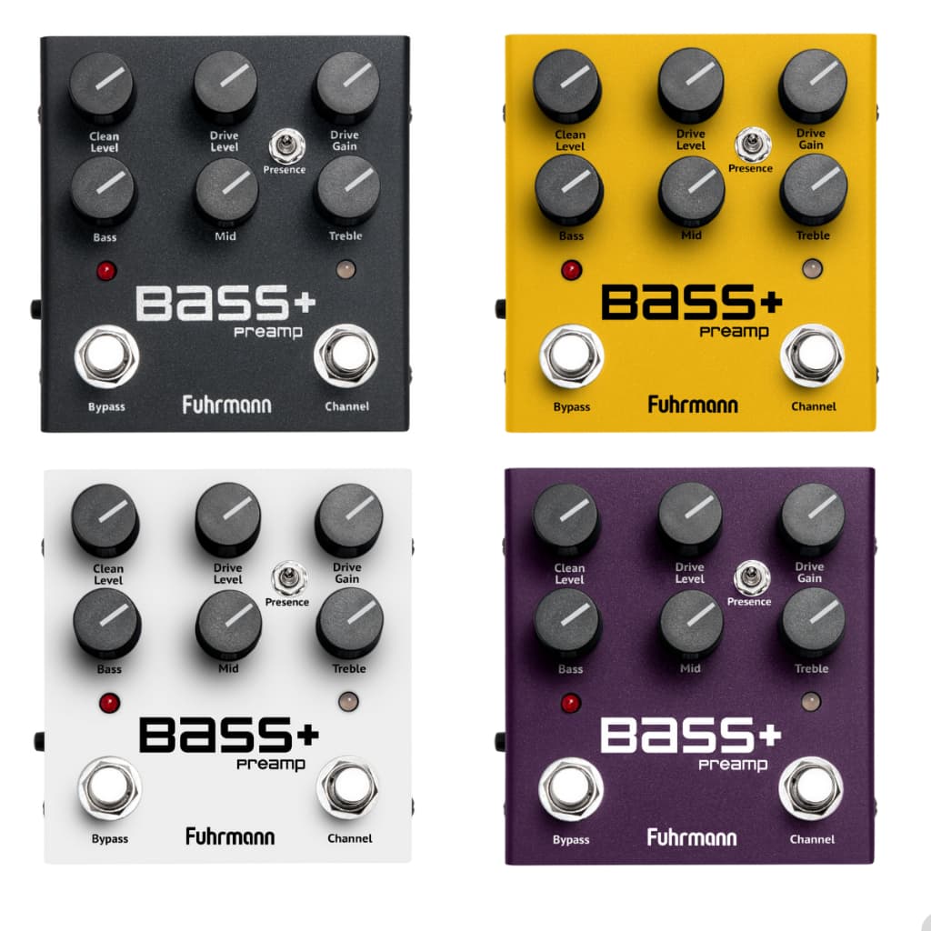 Pedal de Efeito Bass+ Preamp - Fuhrmann
