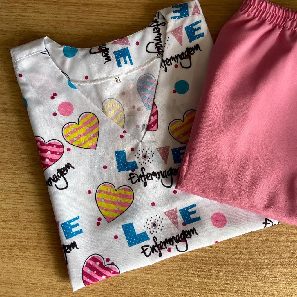 Conjunto cirúrgico Scrub Pijama hospitalar.