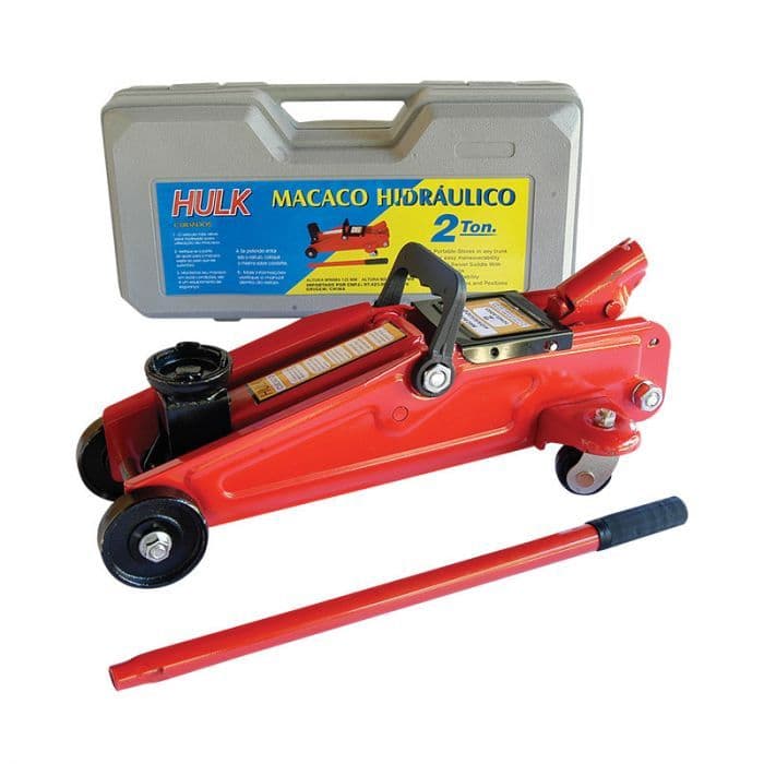 Hidráulico Tipo Jacaré 2ton Portátil C/ Maleta Hulk