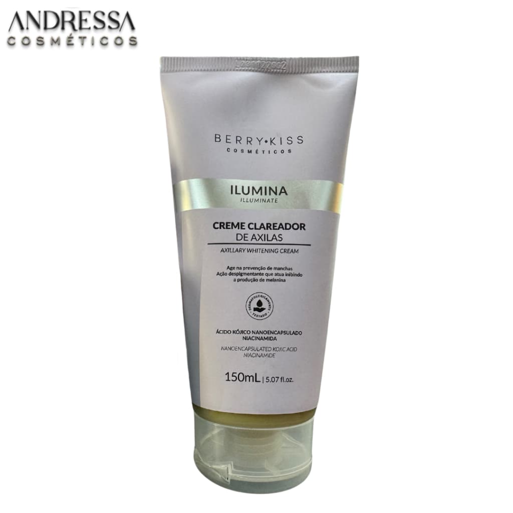Clareador de Axilas Berry Kiss reduz manchas escuras e hiperpigmentação