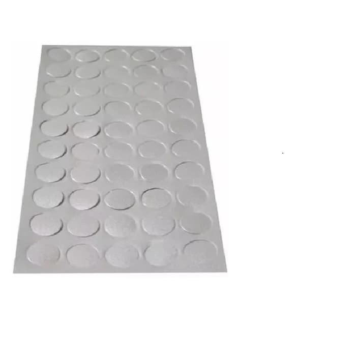 Tapa Furo Adesivo 12mm Branco TX  1 Cartela