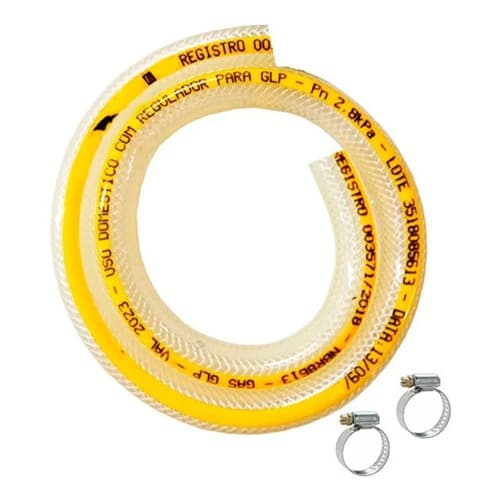 Kit Mangueira 3/8''  Multiuso  3metros + 2 Abraçadeiras