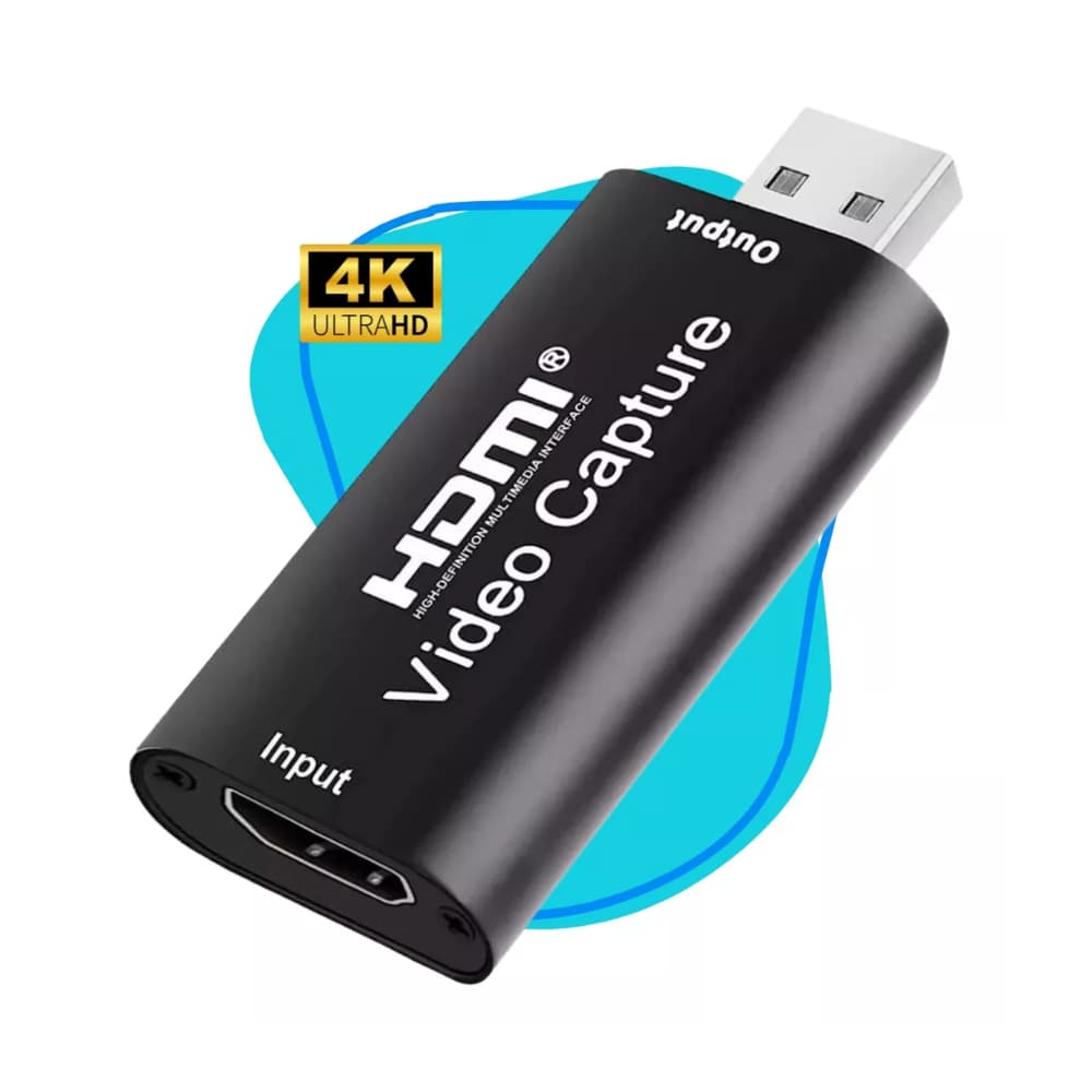 Placa De Captura Adaptador Hdmi Usb 2.0 Captura Vídeo Aúdio 1080p Streaming