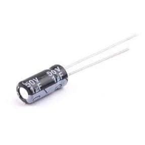 50x Capacitor Eletrolítico 1uf x 50v 105º - Kit c/50 Peças