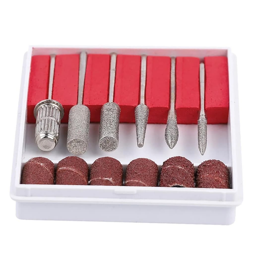 Kit de Brocas Com Refil Nail Design Manicure Pedicure - SQ2179