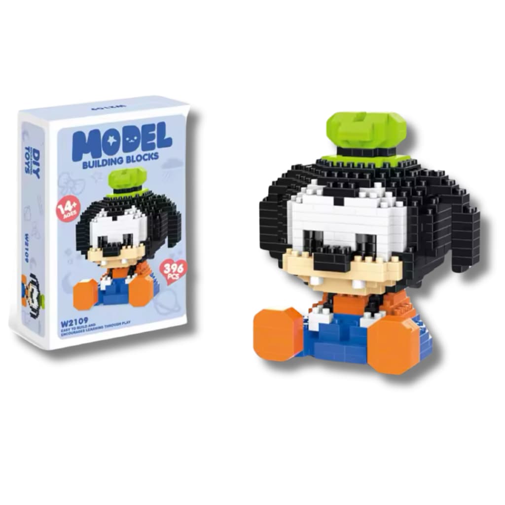 Mini bloco de montar personagens de Desenhos Animados com 396 peças