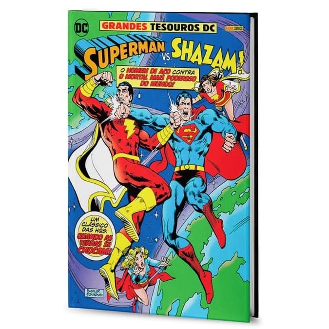 Superman vs. Shazam: Quando as Terras se Chocam! Capa dura