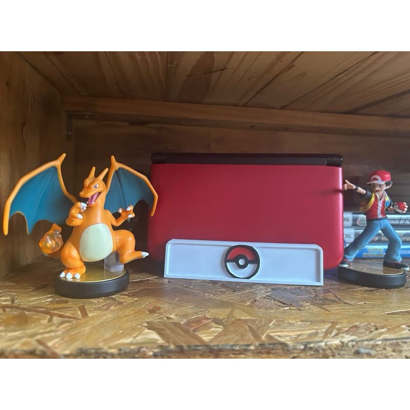 Suporte Nintendo Ds, 3ds XL, Switch V1, V2 e OLed modelo Pokebola Pokémon