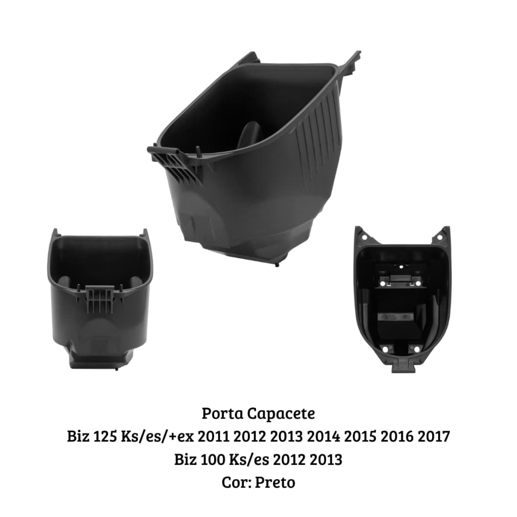 Porta Capacete Pro Tork Para Moto Honda Biz 125 Ks/es/+ex 2011 a 2017 / Biz 100 Ks/es 2012 e 2013