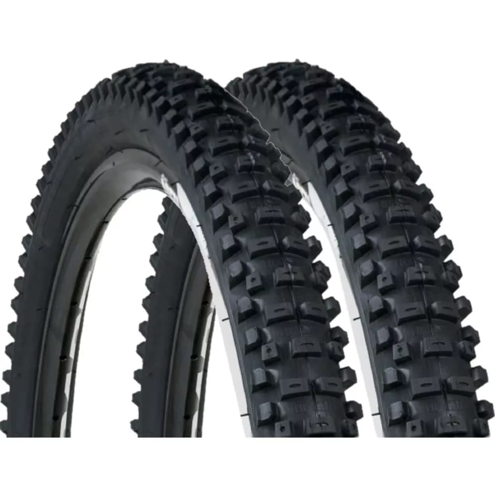 Par Pneu Bicicleta Mtb Greenstone Sri-87 Bike Aro 26 X 2.30 Balão Cravo