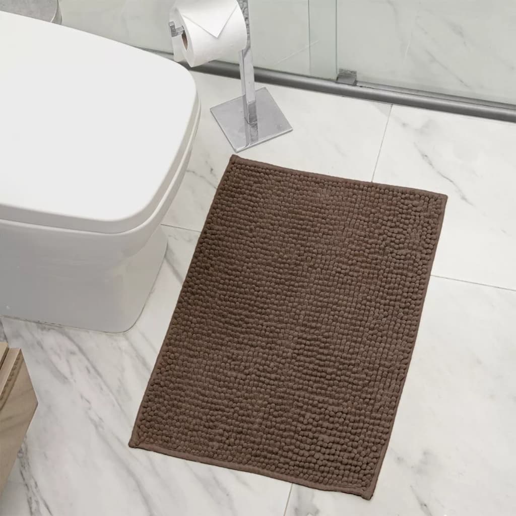 Tapete Banheiro Lavabo Microfibra 38x58 Antiderrapante Box Bolinha Popcorn