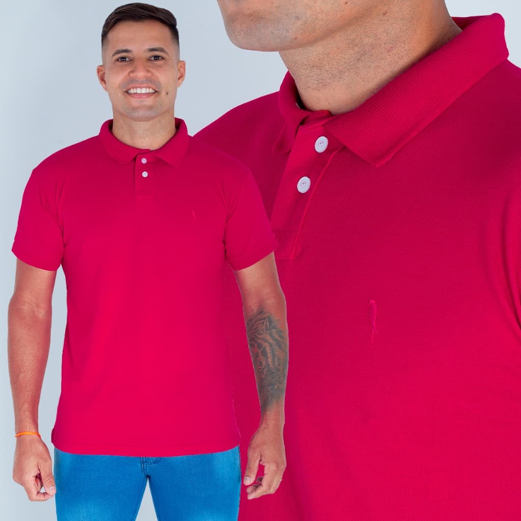 Camisa Gola Polo Original Masculina Várias Cores Piquet Qualidade Promoção