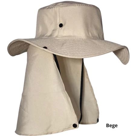 Chapéu Pescador Australiano Boné Pesca Proteção Pescoço Sol