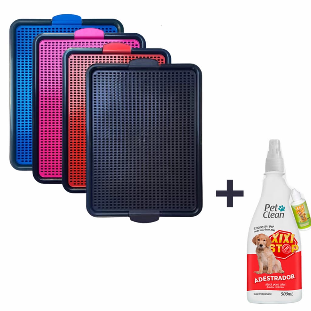 Sanitário para Cachorro e Gato + Educador xixi Tapete Pet