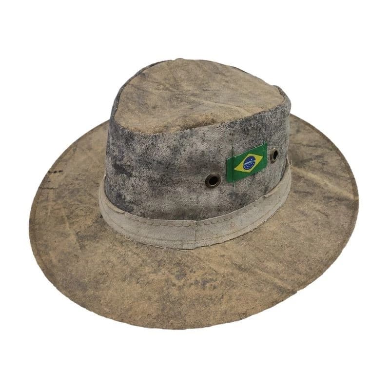 Chapeu Country Pantaneiro Caipira De Lona Trabalhar Roça