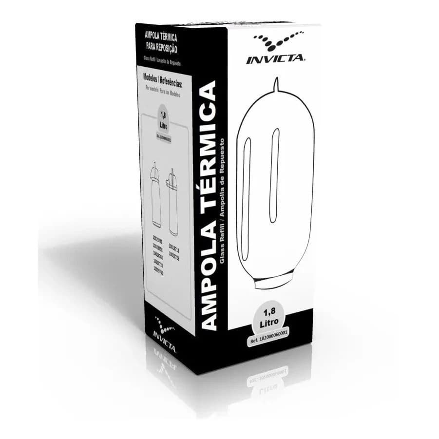 Ampola De Reposição Garrafa Térmica 1,8 Litros Airpot 125mm - Invicta