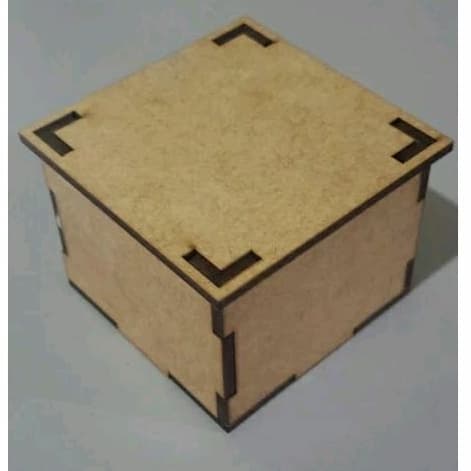 kit 20 unidades caixa mdf 10x10x5 artesanato