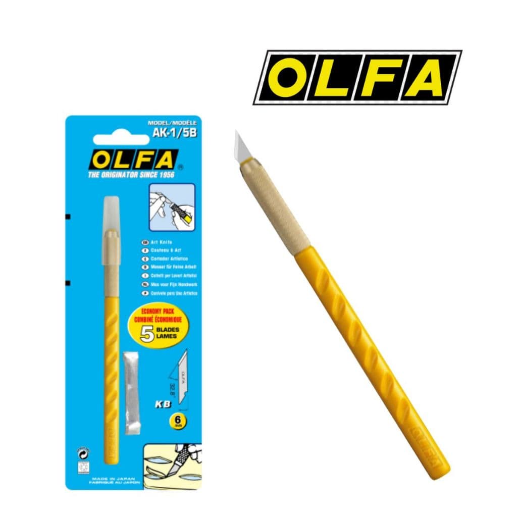 Estilete de precisão premium Caneta Estilete Olfa Super premium AK-1/5B