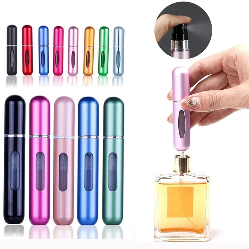 Porta Perfume 5ml Recarregável Spray Vazio Em Cosméticos